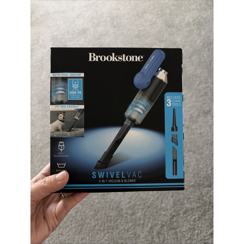 Brookstone Portable And Cordless Vacuum Cleaner